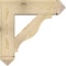 Ekena Millwork Funston Arts and Crafts Rough Sawn Bracket w/ Offset Brace, Douglas Fir, 8"W x 28"D x 28"H BKT0806X28X28FST03RDF - alternate 3